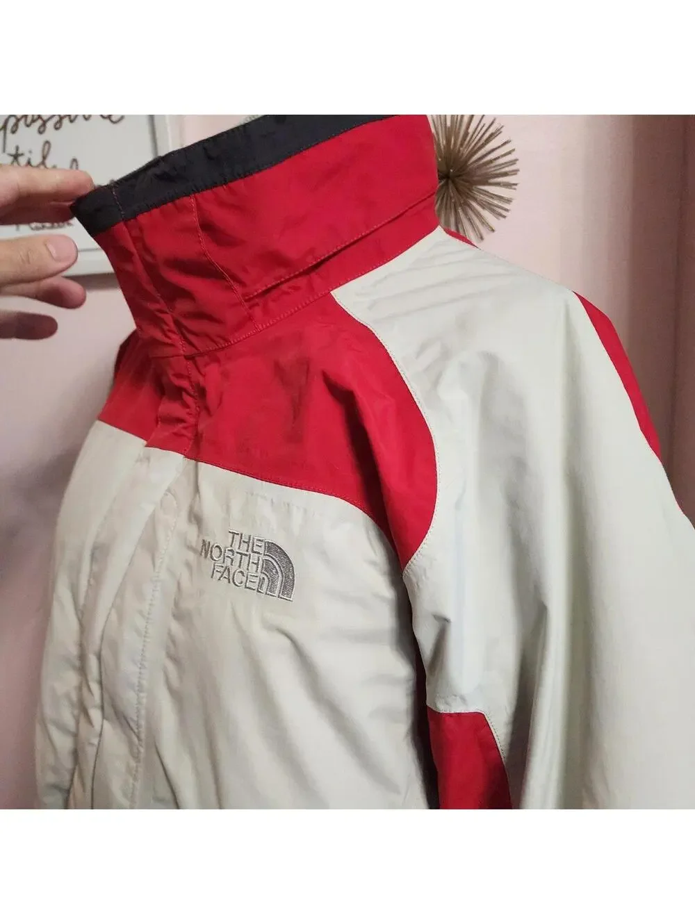 EUC mens north face 2 piece removeable liner jacket coat XL no hood
